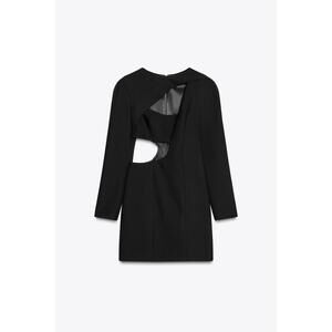 CUT OUT MINI DRESS Black 0/2799/536/800/02